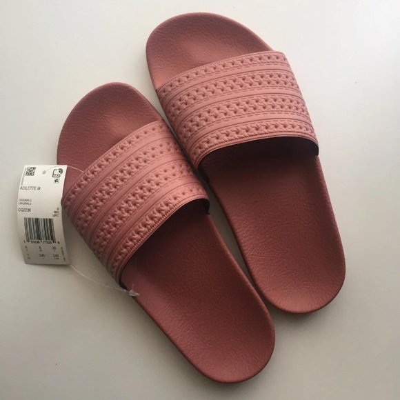 adilette comfort slides mauve
